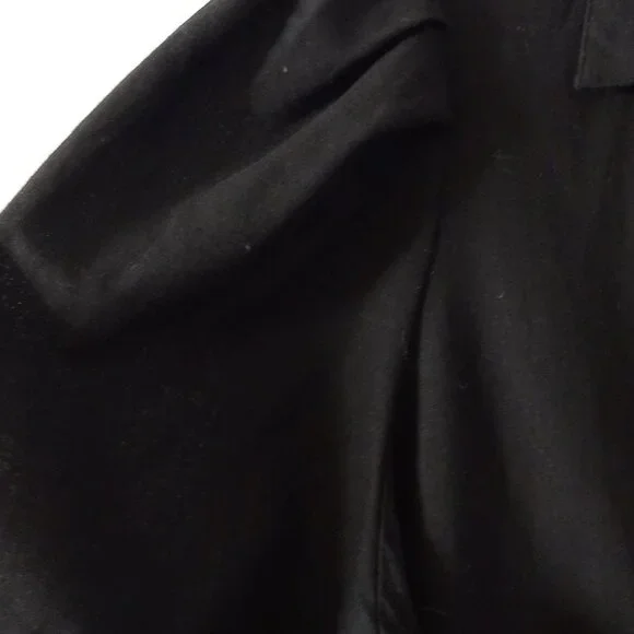 ESQUALO black cotton/linen tiered dress with puff sleeves - Picture 5 of 12